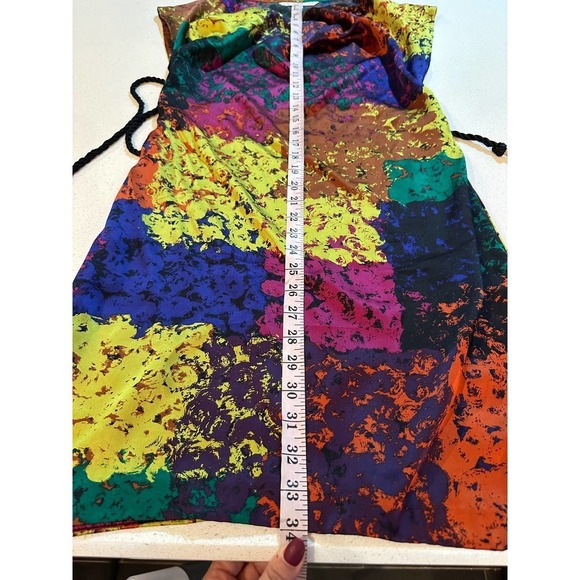 Trina Turk Multicolor Abstract Prink Silk Dress - Picture 5 of 7